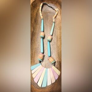 Pastel Beaded Necklace